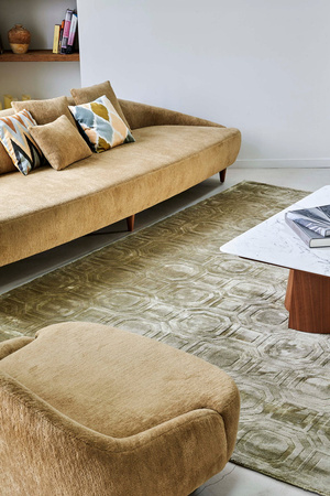 Toulemonde Bochart Shaw Olive rug