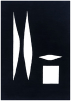 Toulemonde Bochart Nanquim Noir carpet