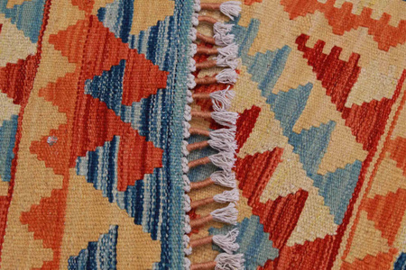 Kelim Maymanah Wool Carpet 87x117 98255