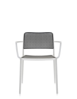 Audrey Chair White Black
