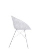 Smatrik Chair Transparent-Chrome
