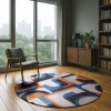 Louis de Poortere Module Carpet Camel Blue 9196