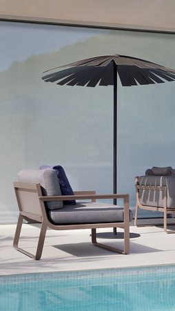 Gandiablasco Flat Lounge Chair