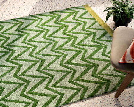 Brink&Campman Dhurrie Green rug 426307