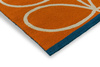 Orla Kiely Linear Stem Orange Carpet 464403