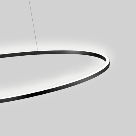 Lampa Wisząca Nemo Ellisse Double 2700 K Czarny