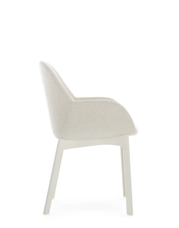 Clap Tissue Shirley Armchair White White