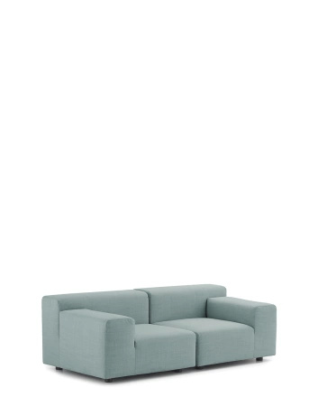 Plastics Outdoor Two-Seater Sofa Green