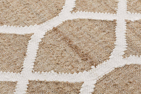 Gan Kilim Rodas White Carpet