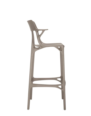 A.I. Stool Recycled 75 cm Hocker Grey