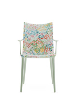 H.H.H. Upholstered Fabric Chair Green Lichen