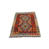 Wool kilim afghan rug multicolored 100055 117x80