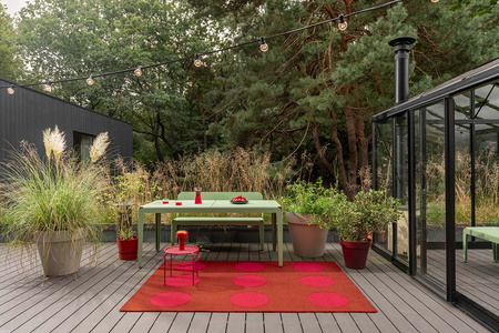 Brink&Campman Festival Dots Red rug 495800