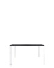 Four Square Soft Touch 128x128 cm Table White Black