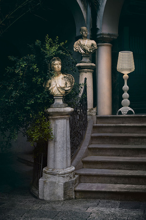Kabuki Outdoor Lampa Stojąca Biały