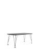 Max 160x80 cm Anthracite Chrome Table