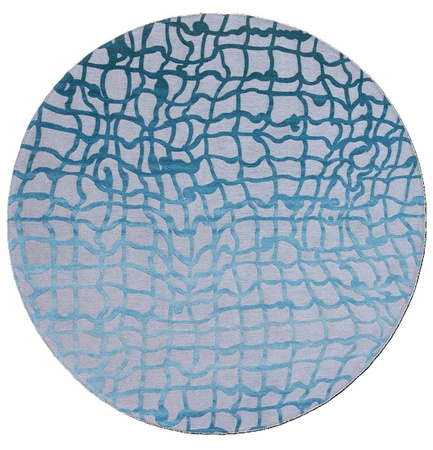 Louis de Poortere Blue Marine Round Rug 9203