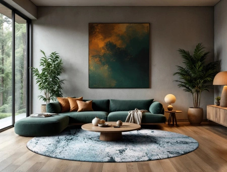 Louis de Poortere Mad Men SOL Dragonfly rug 9773