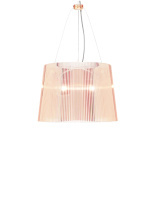 Gè Transparent Pendant Lamp Pink