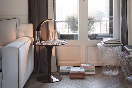 Sparkle Auxiliary Table Amber