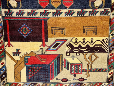 Dywan Wełniany Belutch Pakistan Nomad 113x196