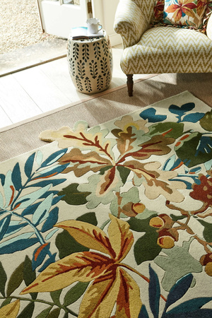 Sanderson ROBIN'S WOOD RUSSET BROWN carpet 146501