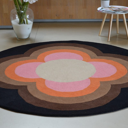 Orla Kiely Sunflower Pink Carpet 060005