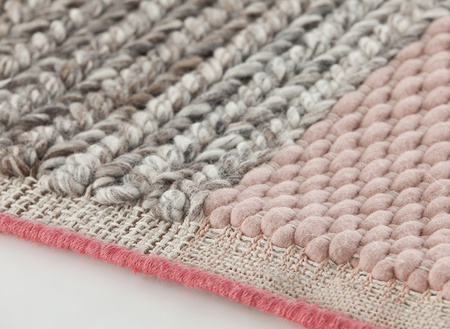 Dywan Gan Mangas Space Plait Pink Square