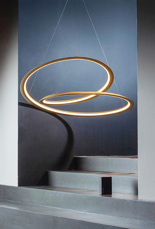 Lampa Wisząca Nemo Kepler Uplight 2700 K Złoty