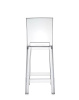 One More Please 65 cm Hocker Transparent