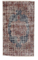 Vintage Iranian Wool Rug Unique 12325 113 x 193