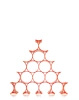 Infinity Bottle Stand Orange