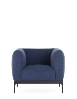 Asia Armchair (Bouclè) Blue