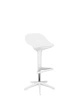 Spoon Bar Stool White