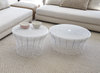 Gan Aram Low White Ø71 cm table