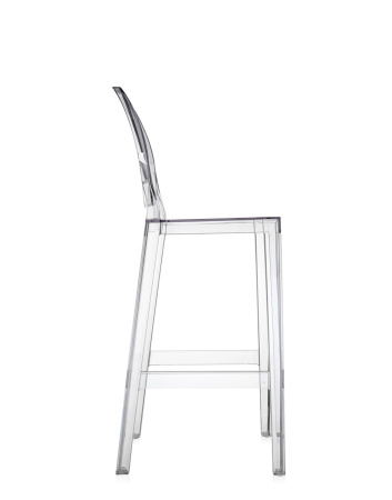 One More 75 cm Hocker Transparent