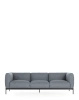 Asia Three-Seater Sofa (Panamino) Blue