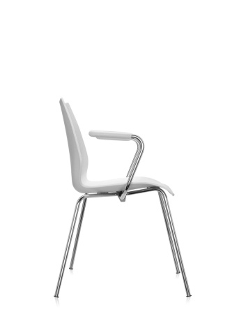 Maui Chair Chrome White