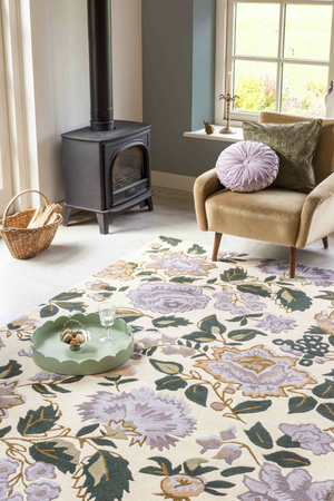 Dywan Laura Ashley Wendling Floral Heather Purple 083104