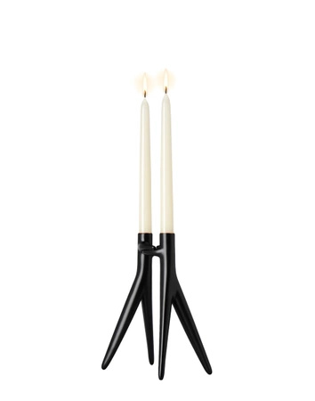 Abbracciaio Candleholder Black