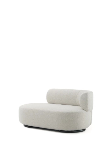 K-Waiting Dormeuse Bouclé Lounger White