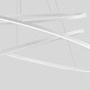 Lampa Wisząca Nemo Ellisse Triple 2700 K Biały