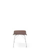 S/Wood Basic Veneer Podnóżek Ciemne Drewno Chromowany FSC™