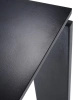  Four Rectangular 158x79 cm Black Black Table