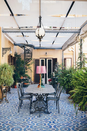 Bourgie Metal Table Lamp Copper