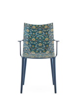 H.H.H. Graphic Impression Chair Blue Ink-Ochre