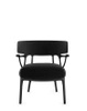 A.I. Lounge Bouclé Chair Black Black