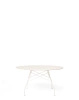 Glossy Outdoor Ø128 cm Stół Biały