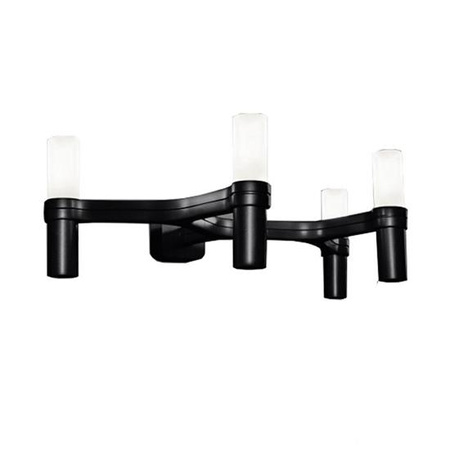 Lampa Ścienna Nemo Crown Wall 4 Czarny