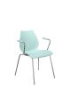 Maui Chair Chrome Light Blue